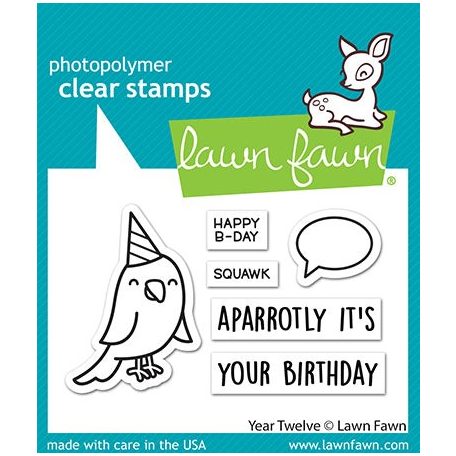 Szilikonbélyegző LF2788, Year Twelve / Lawn Fawn Clear Stamps (1 csomag)