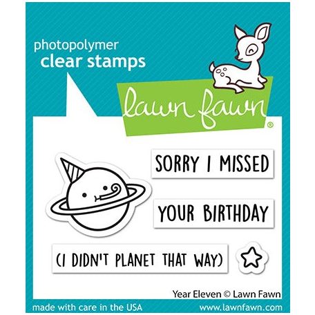 Szilikonbélyegző LF2786, Year Eleven / Lawn Fawn Clear Stamps (1 csomag)