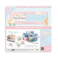   3D papír díszítőelem készlet , Daydream Exploding Box / Stamperia 3D Paper Kit (1 csomag)