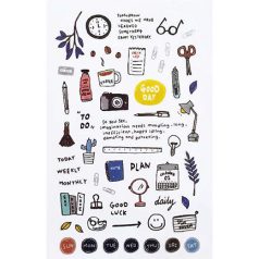 Matrica készlet Daily Mini Stickers (1 ív)