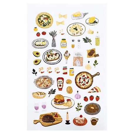 Matrica , Food / Mini Stickers (1 ív)