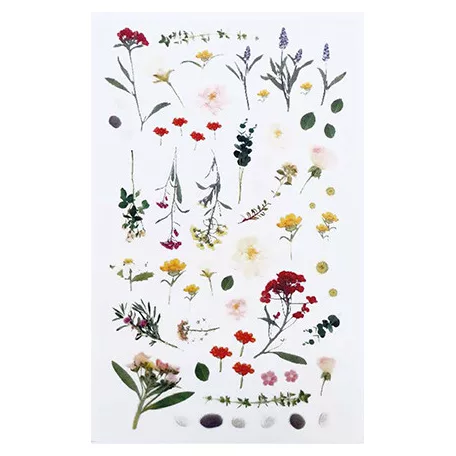 Matrica készlet Flowers & pearls pink Mini Stickers (1 ív)