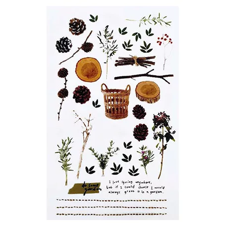 Matrica készlet Garden Mini Stickers (1 ív)