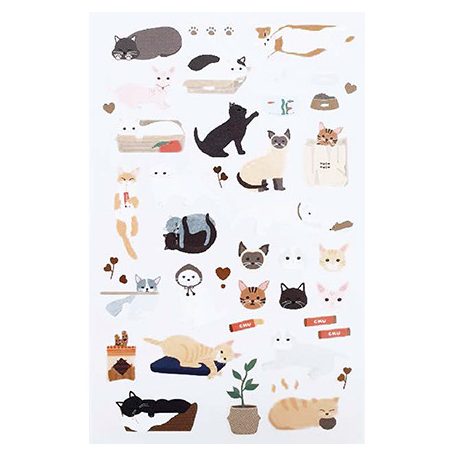 Matrica , Cats / Mini Stickers (1 ív)