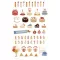 Matrica készlet Birthday Mini Stickers (1 ív)