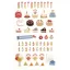 Matrica készlet Birthday Mini Stickers (1 ív)