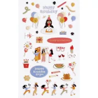 Matrica készlet Happy Birthday Mini Stickers (1 ív)