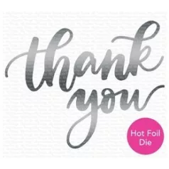   Klisé hőfóliához Thank You / My Favorite Things Impress Me Die-namics (1 db)