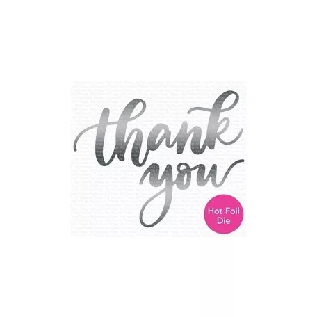 Klisé hőfóliához Thank You / My Favorite Things Impress Me Die-namics (1 db)