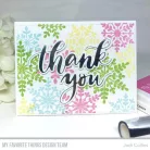 Klisé hőfóliához Thank You / My Favorite Things Impress Me Die-namics (1 db)