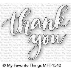 Vágósablon Thank You / MFT Die-namics Set (1 csomag)