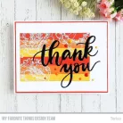 Vágósablon Thank You / MFT Die-namics Set (1 csomag)