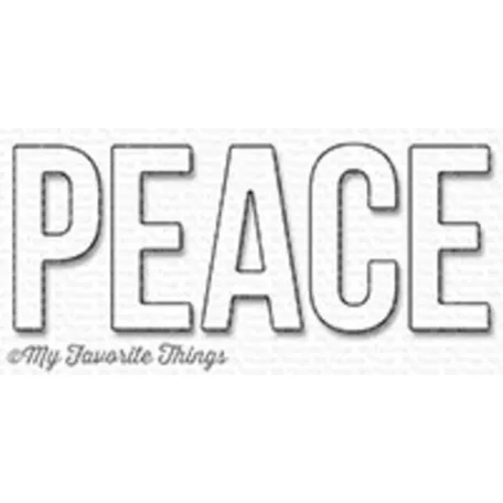 MFT Die-namics PEACE vágósablon (1 db)