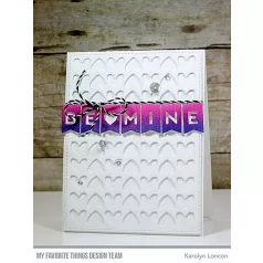 Vágósablon Be Mine Banner / MFT Die-namics Set (1 csomag)