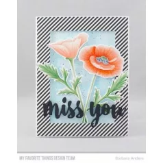 Vágósablon Miss You / MFT Die-namics Set (1 db)