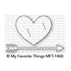   Vágósablon Straight from the Heart / MFT Die-namics Set (1 csomag)