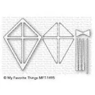 Vágósablon Kite Shaker Window & Frame / MFT Die-namics Set (1 db)