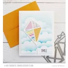 Vágósablon Kite Shaker Window & Frame / MFT Die-namics Set (1 db)