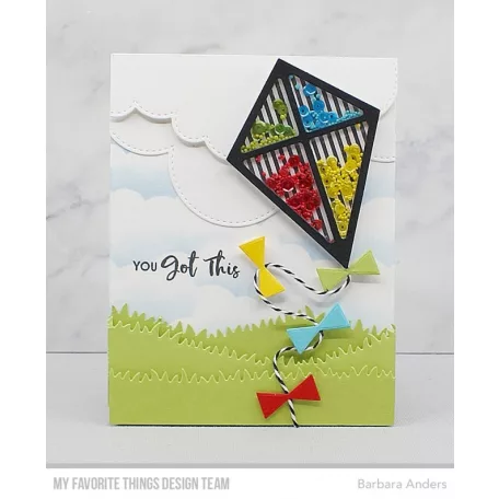 Vágósablon Kite Shaker Window & Frame / MFT Die-namics Set (1 db)