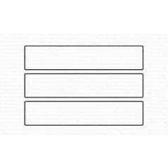   Vágósablon , Little Notes Sentiment Strips / MFT Die-namics Set (1 csomag)