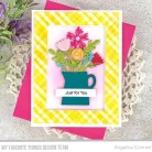 Vágósablon , Little Notes Sentiment Strips / MFT Die-namics Set (1 csomag)