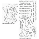 MFT Vágósablon + bélyegző Aussie Animals Clear Stamps + Die-namics Set (1 csomag)