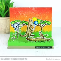   MFT Vágósablon + bélyegző Aussie Animals Clear Stamps + Die-namics Set (1 csomag)