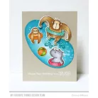 Vágósablon, bélyegzővel , Sunshine & Friendship / MFT Clear Stamps + Die-namics Set (1 csomag)