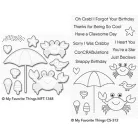 MFT Vágósablon + bélyegző Just Beclaws Clear Stamps + Die-namics Set (1 csomag)