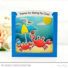   MFT Vágósablon + bélyegző Just Beclaws Clear Stamps + Die-namics Set (1 csomag)