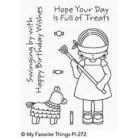 MFT Vágósablon + bélyegző Pure Innocence Birthday Piñata Clear Stamps + Die-namics Set (1 csomag)