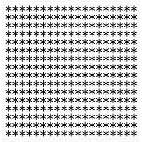 Gumibélyegző , Simple Snowflakes Background / MFT Clear Stamps (1 csomag)