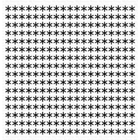 Gumibélyegző Simple Snowflakes Background / MFT Clear Stamps (1 csomag)