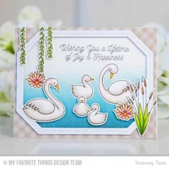   Szilikonbélyegző , Splendid Swans / MFT Clear Stamps (1 csomag)