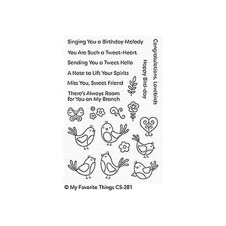 Szilikonbélyegző , A Tweet Hello / MFT Clear Stamps (1 csomag)