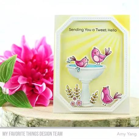 Szilikonbélyegző , A Tweet Hello / MFT Clear Stamps (1 csomag)