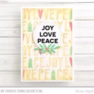 Szilikonbélyegző , Holiday Tag Talk / MFT Clear Stamps (1 csomag)