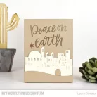 Szilikonbélyegző Peace on Earth / MFT Clear Stamps (1 csomag)