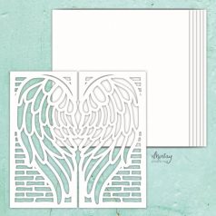   Chipboard , Album Base - Wings Wall  / Mintay Chippies (1 csomag)