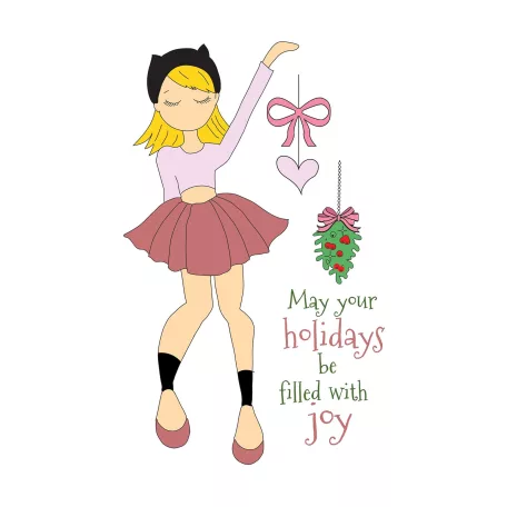 Gumibélyegző , Joy Doll / Prima Marketing Cling  Stamp (1 csomag)