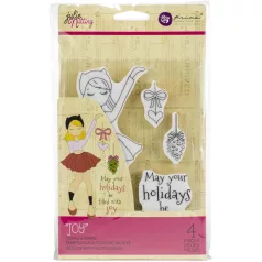   Gumibélyegző , Joy Doll / Prima Marketing Cling  Stamp (1 csomag)