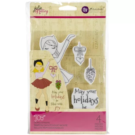 Gumibélyegző , Joy Doll / Prima Marketing Cling  Stamp (1 csomag)