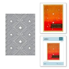   Domborító mappa , Sedona / Spellbinders Embossing Folder (1 db)