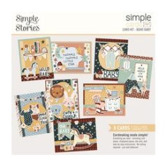  Üdvözlőlap készlet , Simple Cards Kit / Simple Stories Boho Baby (1 csomag)