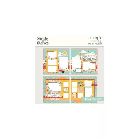 Kivágatok , Simple Pages Kit / Simple Stories Full Bloom (1 csomag)