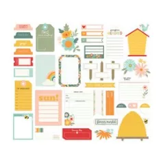   Kivágatok , Journal Bits / Simple Stories Full Bloom (1 csomag)