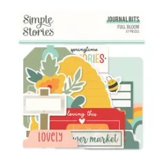   Kivágatok , Journal Bits / Simple Stories Full Bloom (1 csomag)