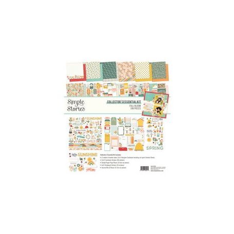 Papírkészlet 12" (30 cm), Collector's Essential Kit / Simple Stories Full Bloom (1 csomag)