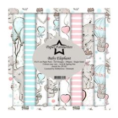   Papírkészlet 6" (15 cm), Baby Elephant / Simple and Basic Paper Pack (24 ív)
