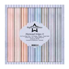   Papírkészlet 6" (15 cm), Distressed Stripes II / Simple and Basic Paper Pack (24 ív)